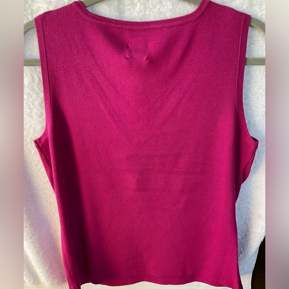 Chico’s Apparel Gemini Sleeveless Knit; Goddess/Pink; NWT; M/8 - Picture 5 of 12